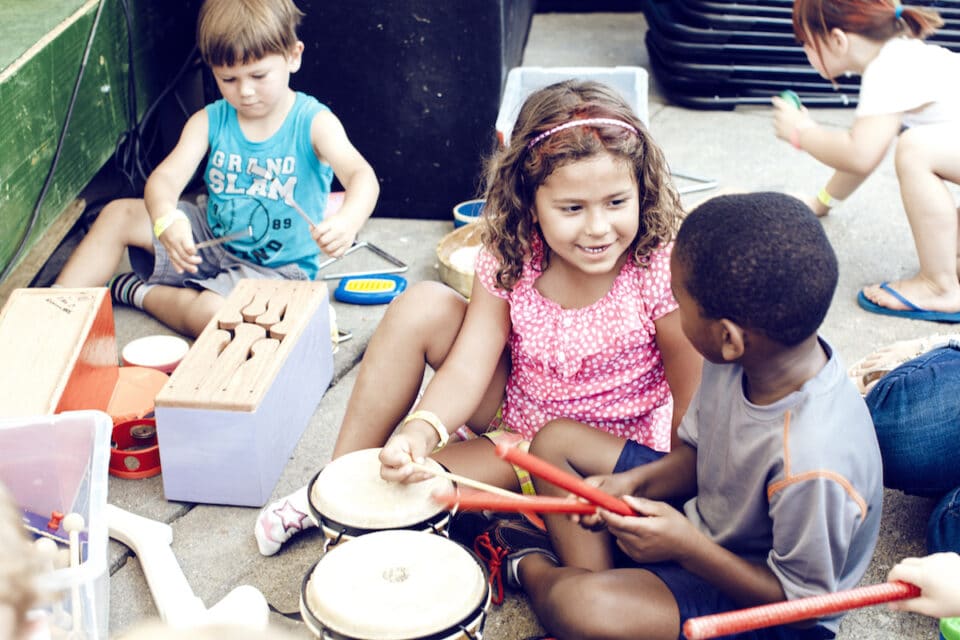 Kids Play Instruments At Athfest By Connelly Crowe