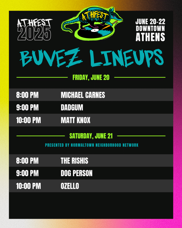 AthFest 2025 Buvez Lineup