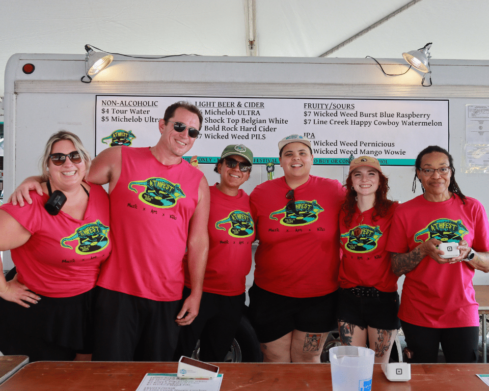 AthFest 2025 Beer Garden volunteers